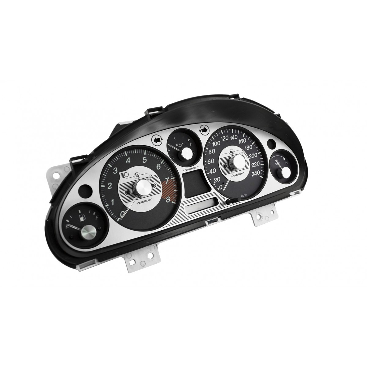Instrument Cluster Bezel, Engraved , Stainless Steel, NB